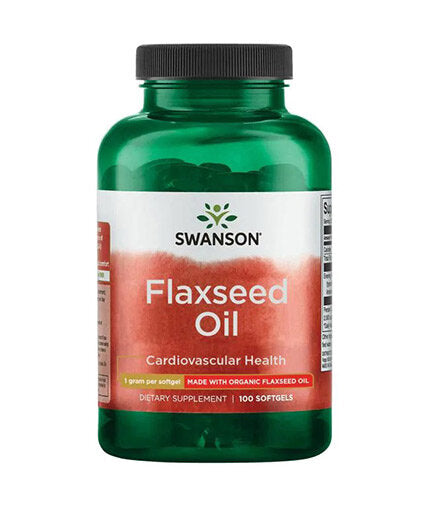 Huile de lin 1000 mg - 100 capsules de gel