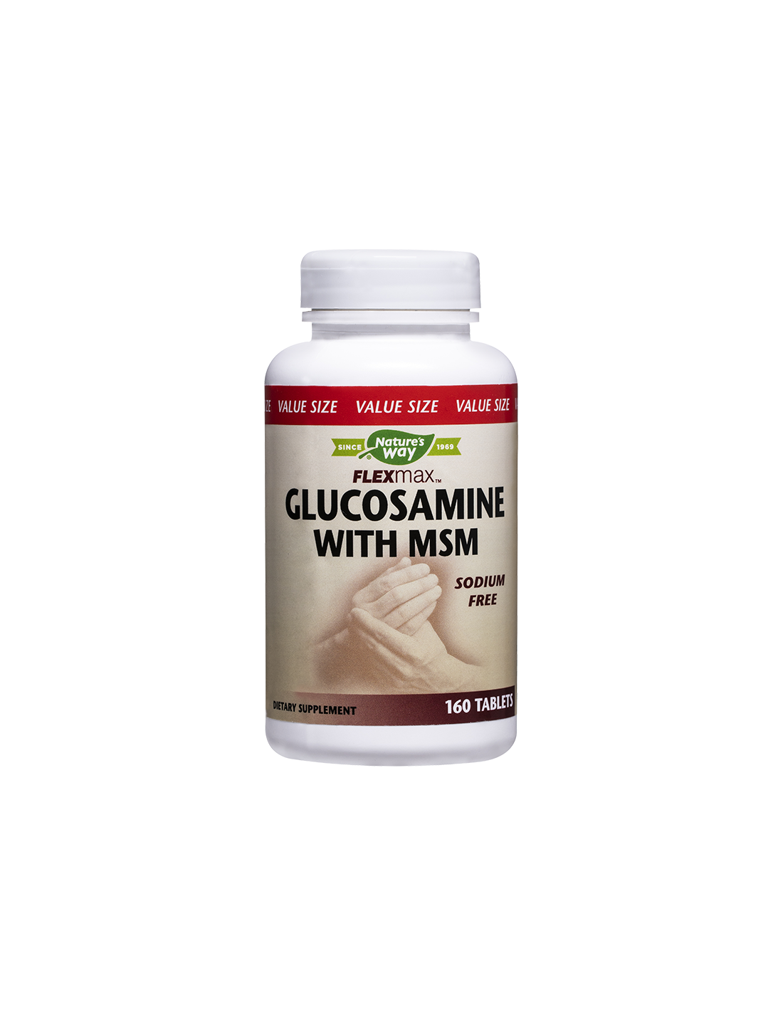 Glucosamine FlexMax ™ avec sulfate de glucosamine MSM/glucosamine et msm 877 mg x 160 comprimés de la nature