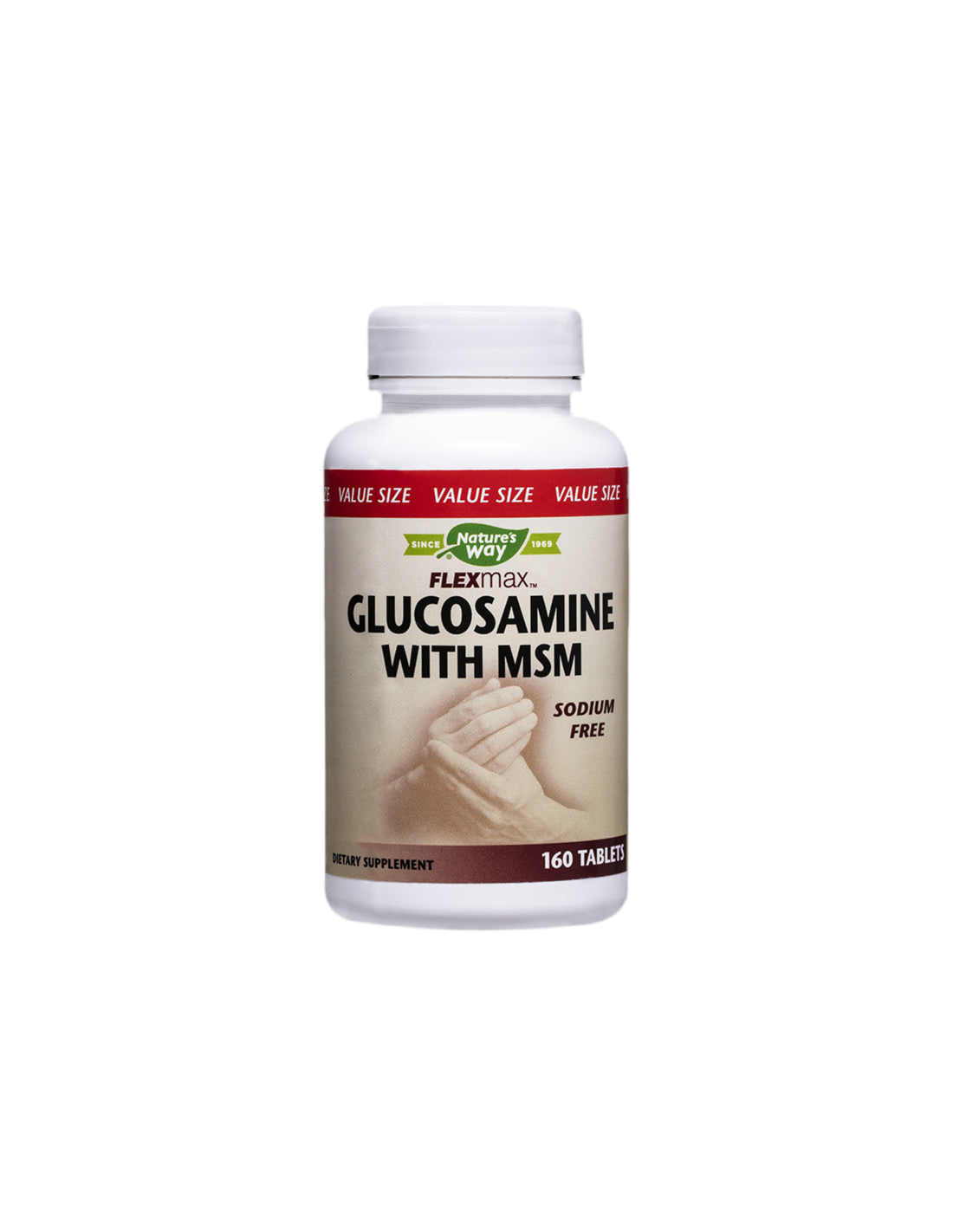 Glucosamine FlexMax ™ avec sulfate de glucosamine MSM/glucosamine et msm 877 mg x 160 comprimés de la nature
