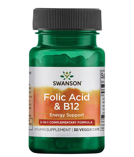 Acide folique et B12 - 30 capsules