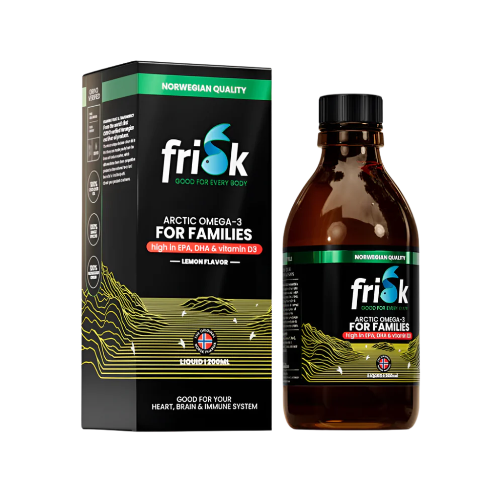 Liquide de l'Arctique - Omega-3 liquide - Flavour du citron/100% morue sauvage de la Norvège - 200 ml