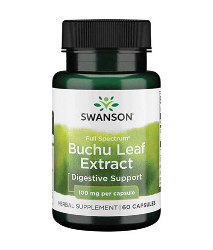 Spectre complet Buchu Leaf 4: 1 Extrait 100 mg - 60 capsules