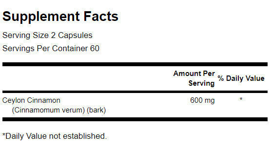 Spectrum complet True cannelle 300 mg - 120 capsules