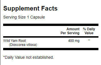 Spectre complet Yam sauvage 400 mg - 60 capsules