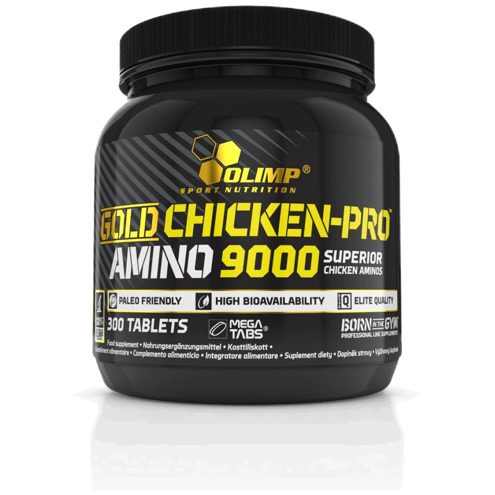 Gold Chicken-Pro Amino 9000 MEGA MEGA TABS - 300 comprimés