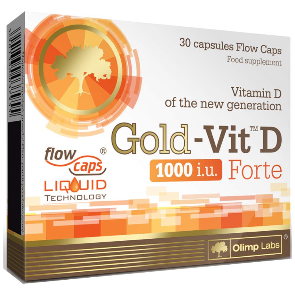 Gold-Vit D Forte 1000 UI 30 Capsules