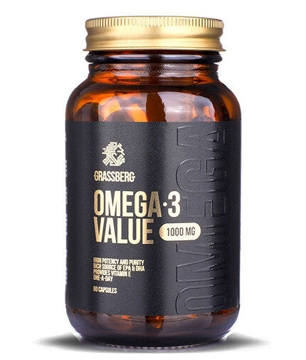 Grassberg Omega-3 Valeur 1000 mg 60/90/120/CAPS