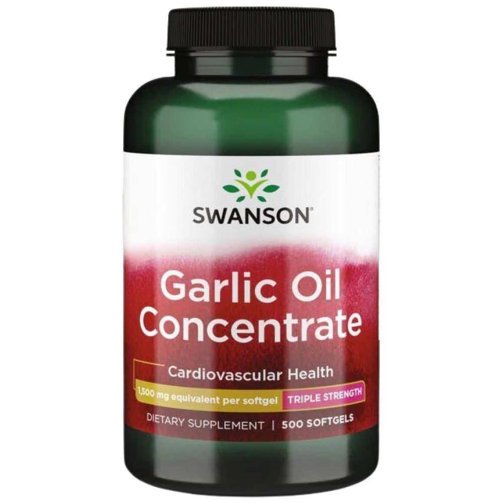 Concentré d'huile à l'ail 1500 mg 500 capsules de gel