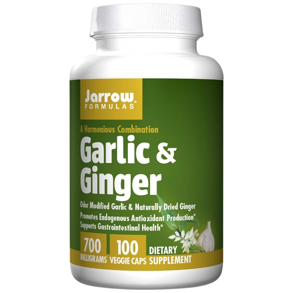 Capsules à l'ail et au gingembre 700 mg 100