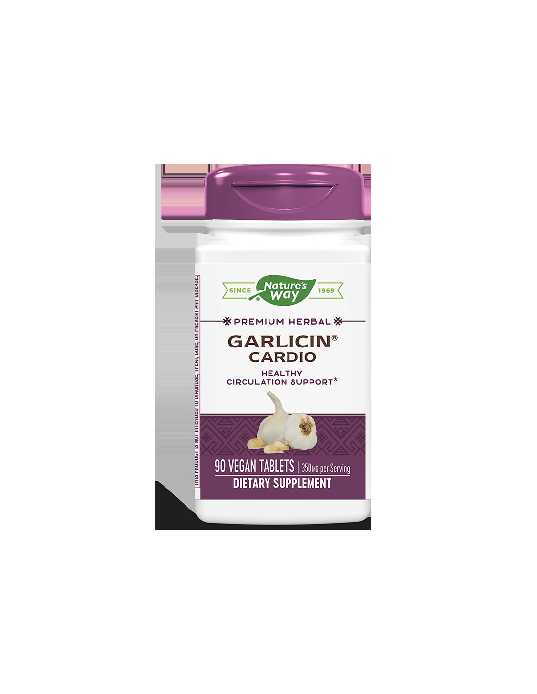 GARLICIN® Cardio 350 mg x 90 Capsules Nature's Way