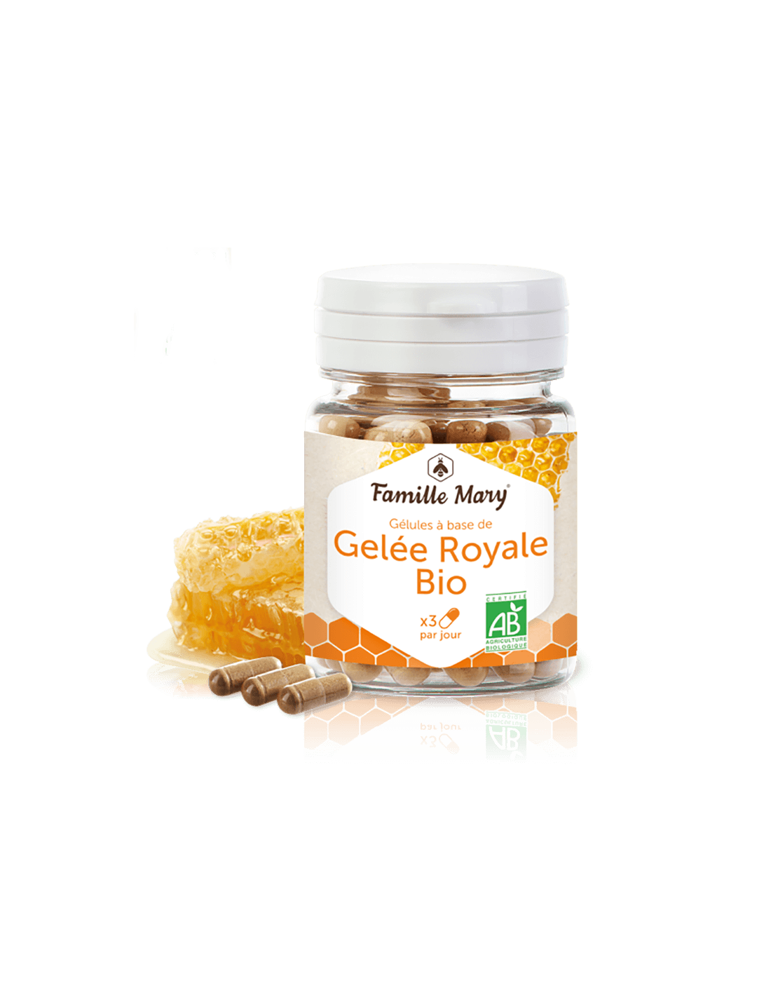 Gelée Royale Bio, 50 Capsules Famille Mary
