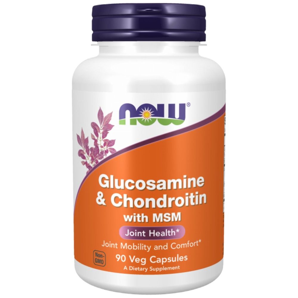 Glucosamine et chondroïtine + MSM - 90 capsules