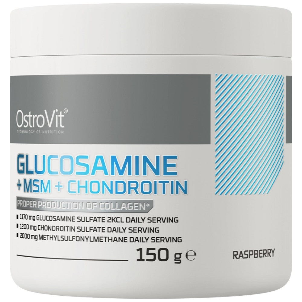 Glucosamine + msm + poudre de chondroïtine 150 grammes