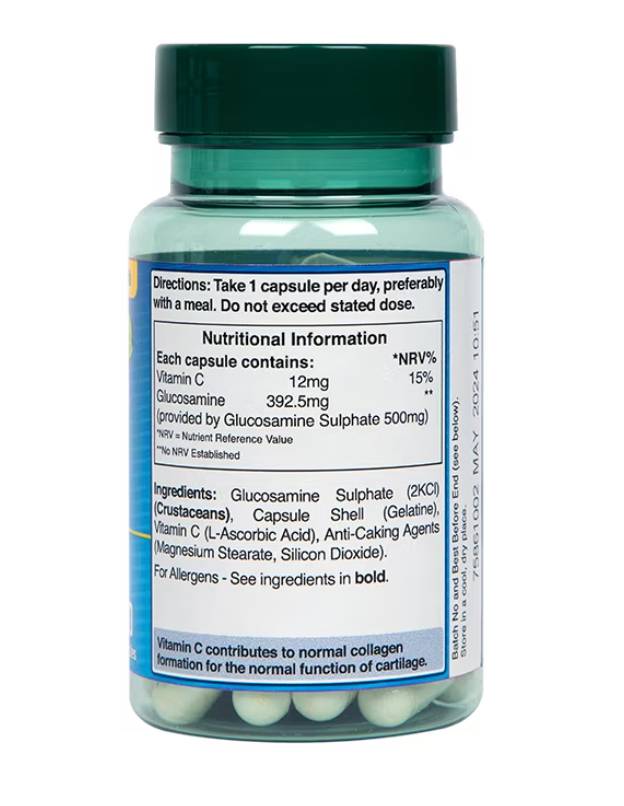 Sulfate de glucosamine 500 mg - 60 capsules