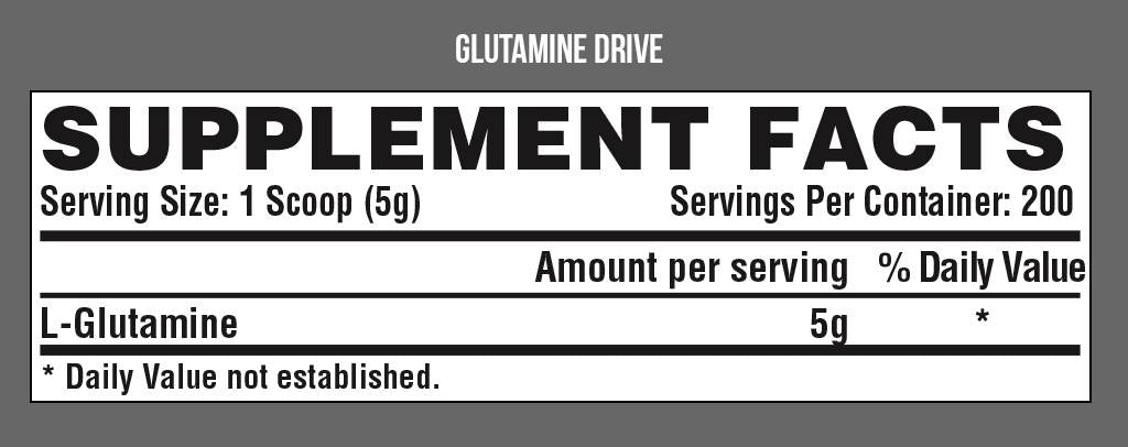 Glutamine Drive - 1000 grammes