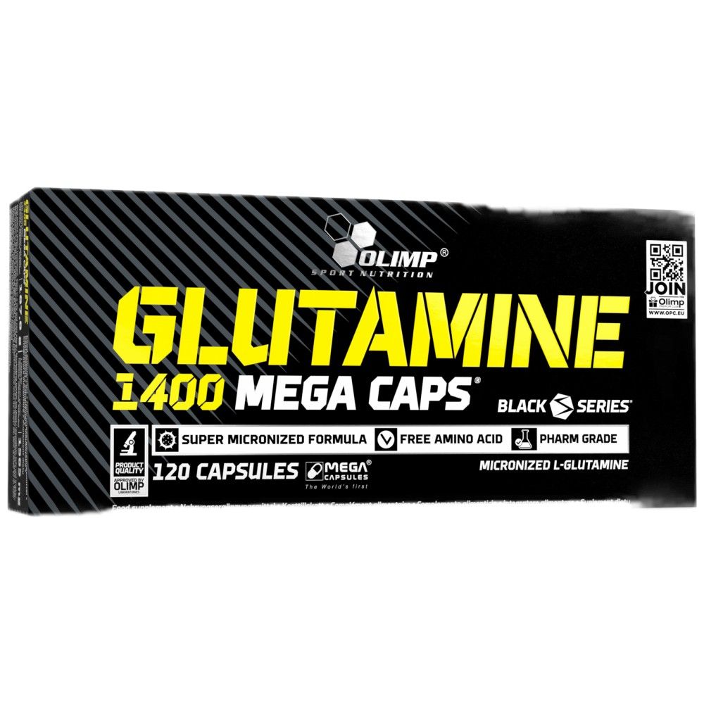 Glutamine Mega Caps 1400 - 120 capsules