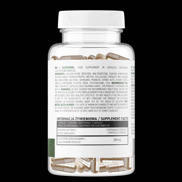 Glutathion 200 mg/vege 90 capsules