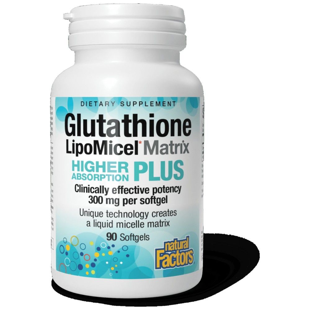 Glutathione Lipomicel Matrix 300 mg - 90 capsules de gel