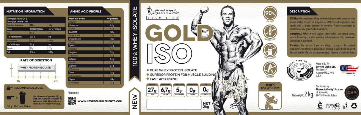 Gold Line/Gold Iso Whey 90% Old Version 2000 Grams