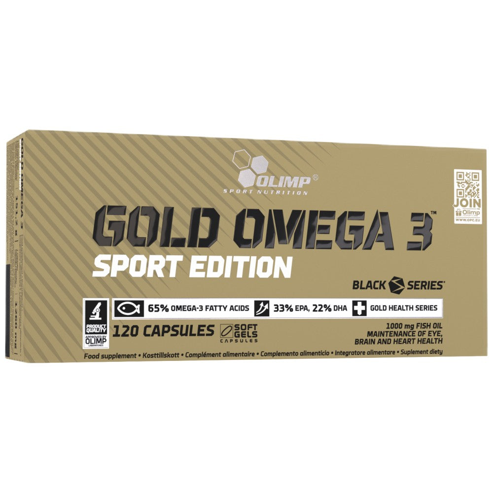 Omega 3 Gold Sport Edition - 120 capsules de gel