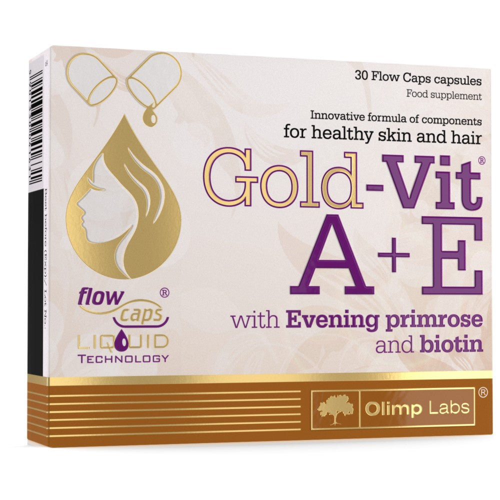 Gold Vit A + E - 30 capsules