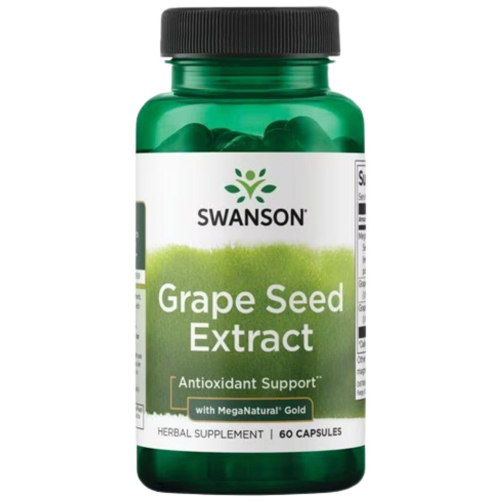 Extrait de graines de raisin | avec des capsules de mécanature d'or 60