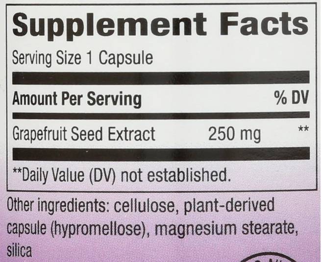 Graine de pamplemousse 250 mg - 60 capsules
