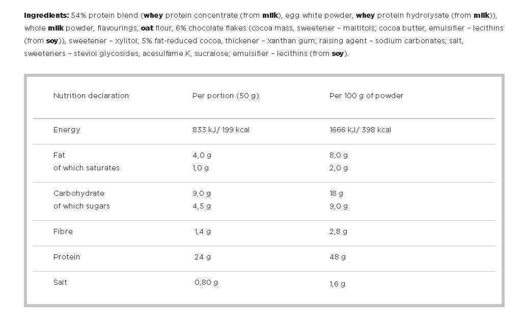 Hi Protein Brownie 500 grammes