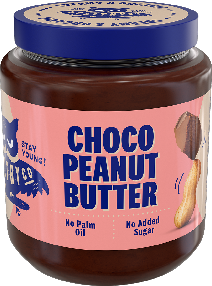 <tc>HealthyCo</tc> beurre de cacahuète chocolat 350g.