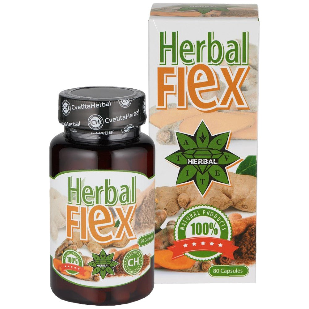 Flex à base de plantes - 80 capsules