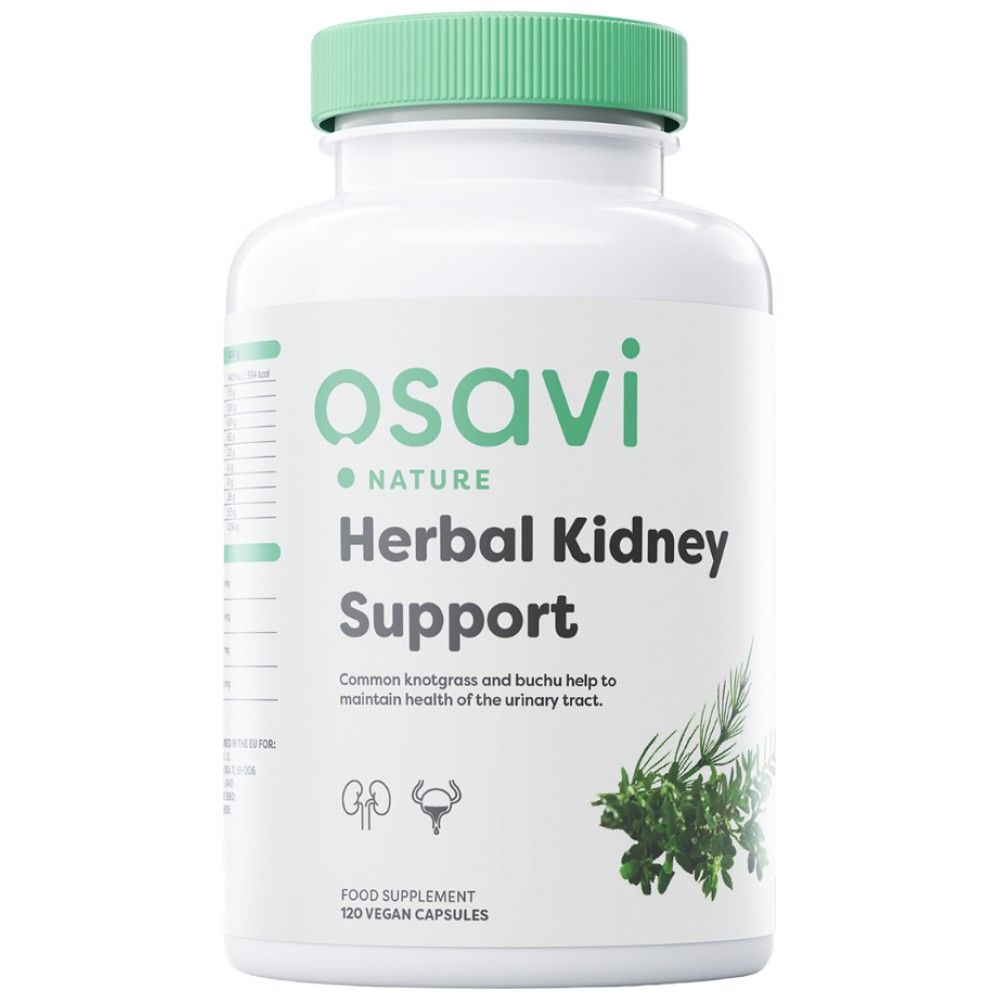 Support rénal à base de plantes | Soulées urinaires saines - 120 capsules