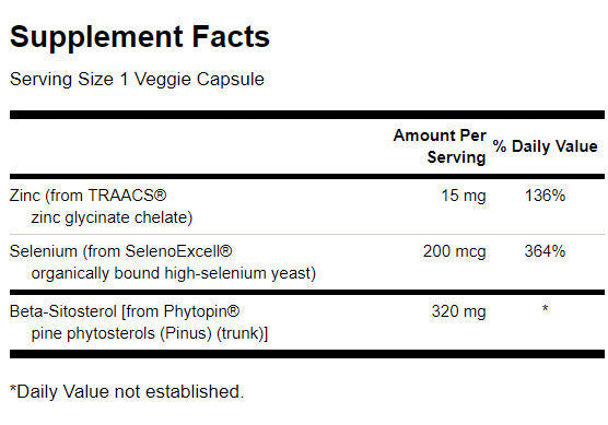 Beta-sitostérol à haute puissance - 30 capsules