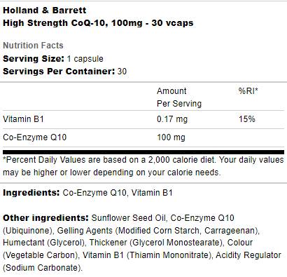 COQ à haute résistance-10 100 mg - 30 capsules