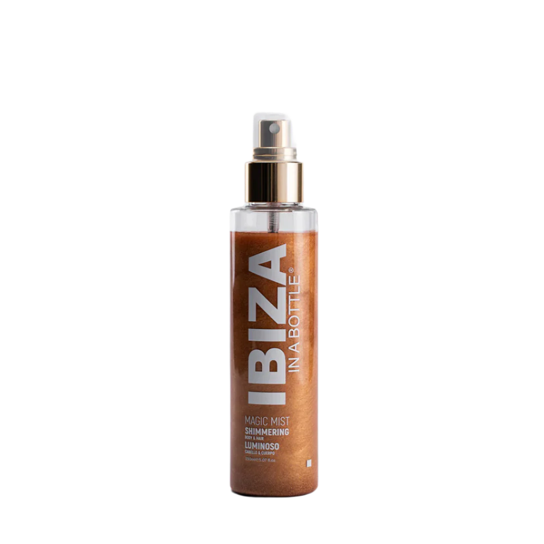 Spray de cheveux et de corps dorés avec une brume magique d'aloe vera - 150 ml