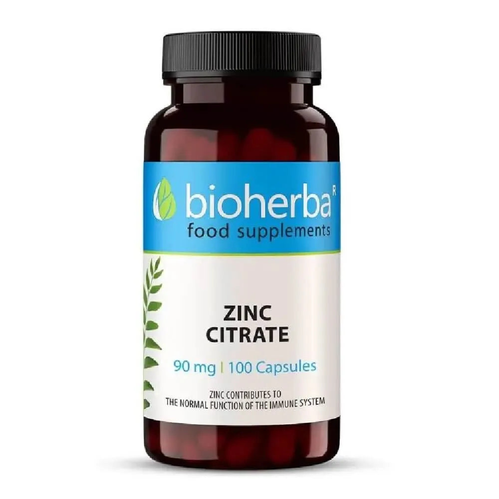 Citrate de zinc 30 mg - 100 capsules