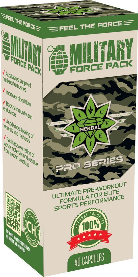 Pack de force militaire - 40 capsules