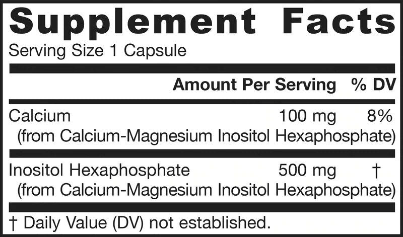 IP6 - Hexaphosphate d'inositol - capsules d'inositol 120