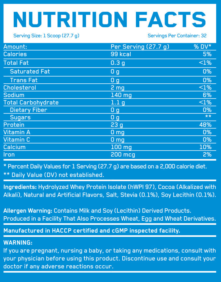 Isol de protéines ISO - 0,908 kg