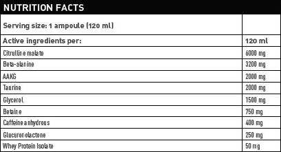Pompe à glace/plan pré-entraînement - 120 ml