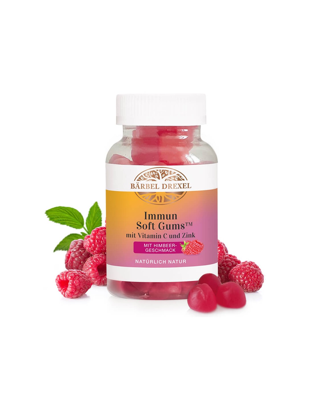 Immun Soft Gums™ avec Vitamine C et Zinc/ Forte immunité grâce à la vitamine C et au zinc, 60 comprimés de gel <tc>Bärbel Drexel</tc>