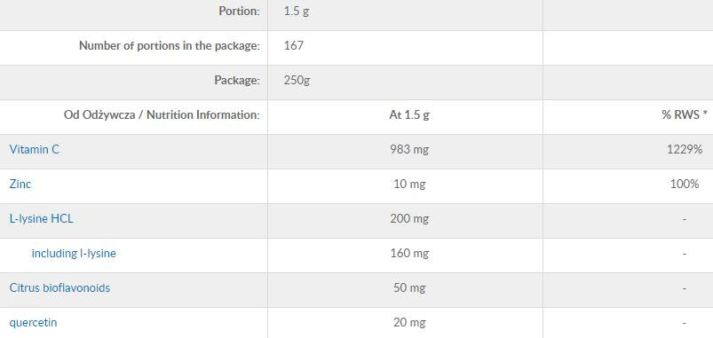 Définition immunitaire - 250 grammes