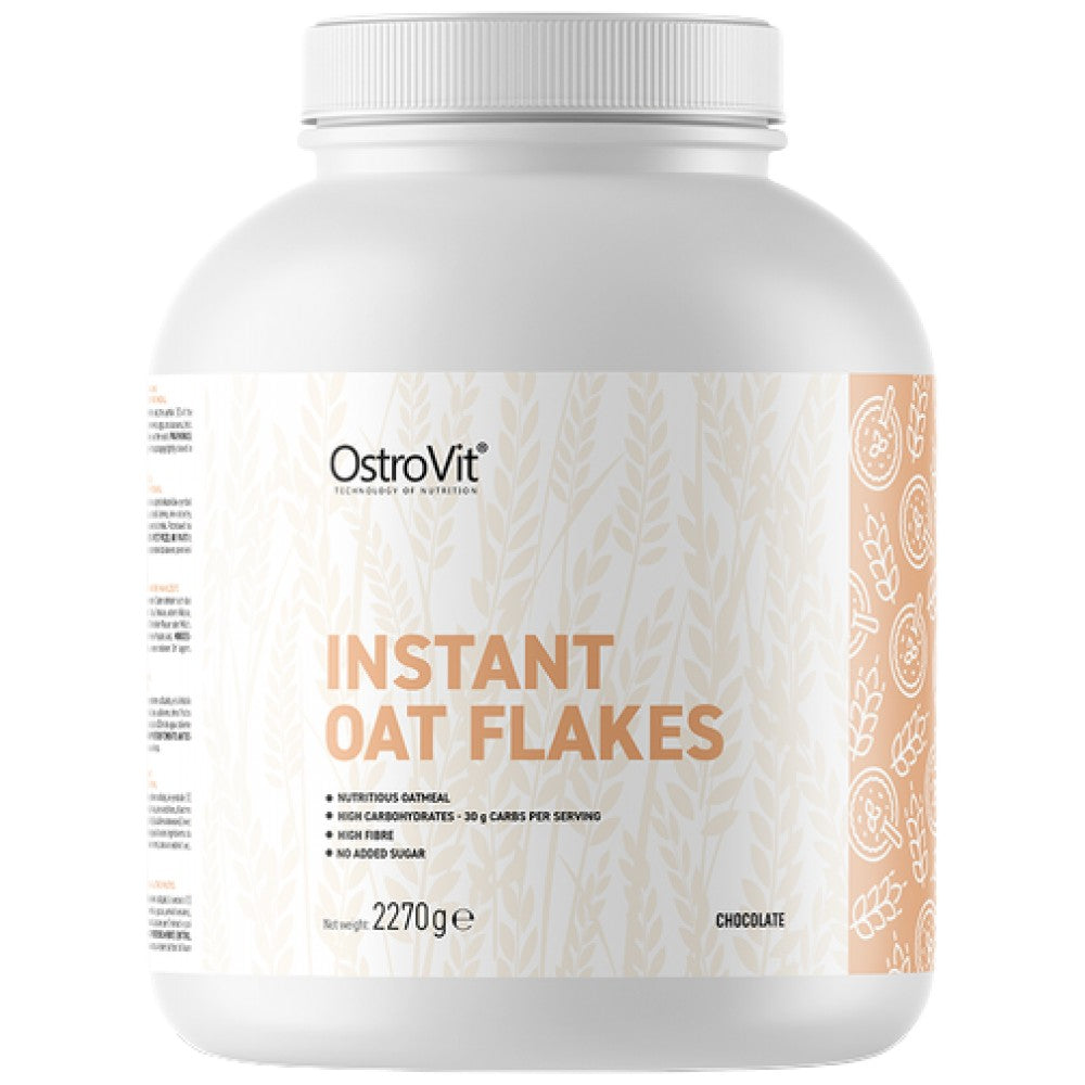 Flocons d'avoine instantanés | Glucides riches et fibres ~ pas de sucre nutritif avoine 2270 grammes