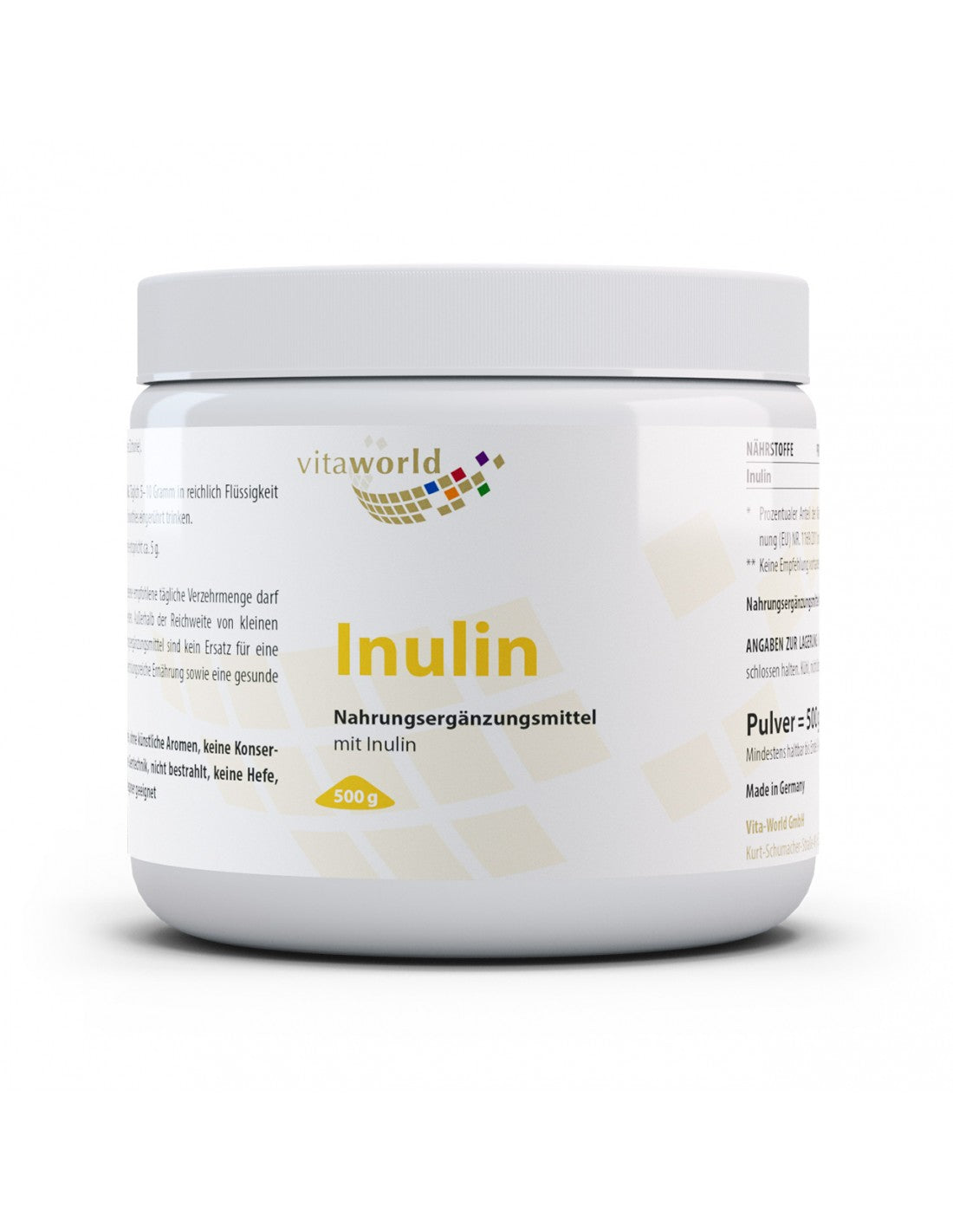 Inulin (inuline), 500 g de poudre