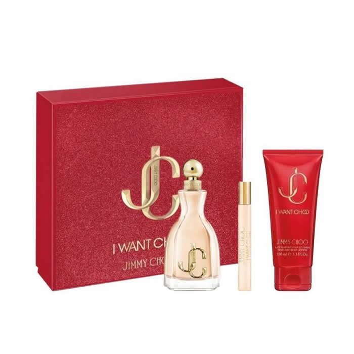 <tc>JIMMY CHOO</tc> Coffret 3 pièces I Want Choo Eau de Parfum Spray 100 ml