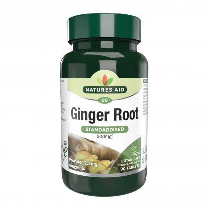 Root de gingembre 500 mg 90 comprimés naturesaid