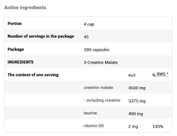 3-créatine malate 1250 xtracaps - 360 capsules