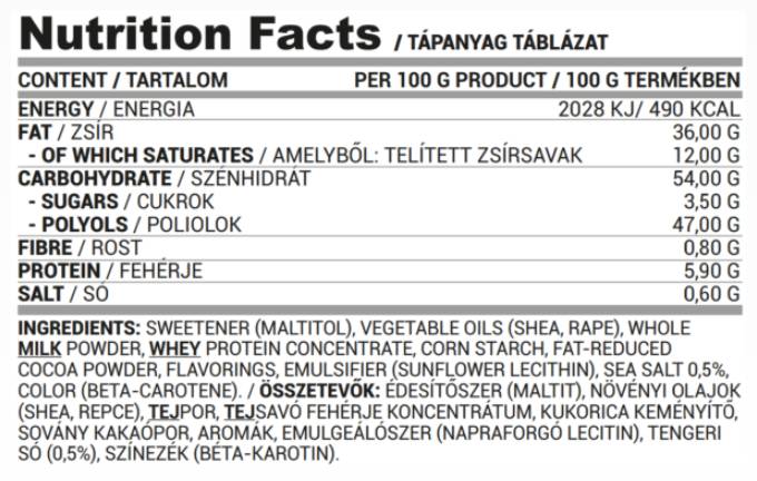 Propagation des protéines | Caramel salé - 350 grammes