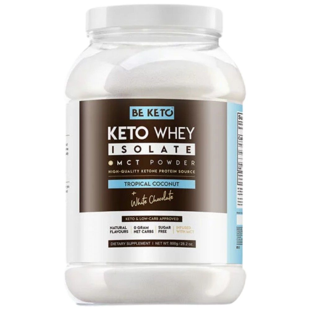 Isolat de lactosérum Keto + MCT - 800 grammes