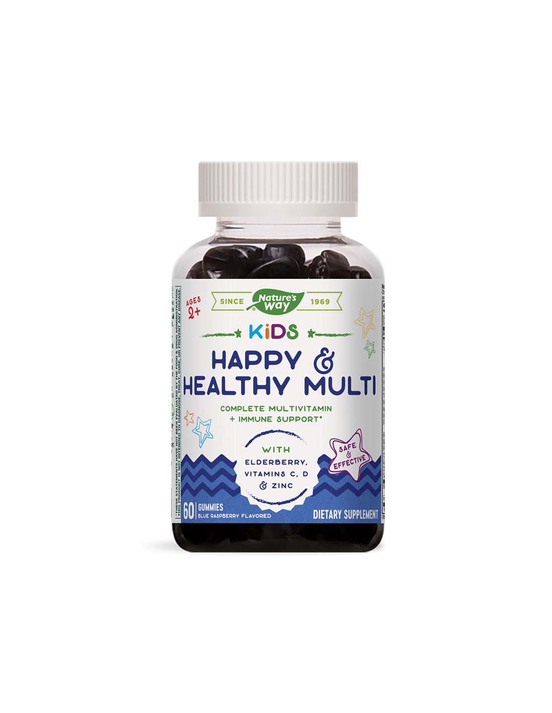 Kids Happy & Healthy Multi/Multivitamines pour enfants /, 60 comprimés de gel Nature's Way