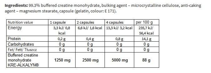Kre-alcalyn 2500 - 30 capsules